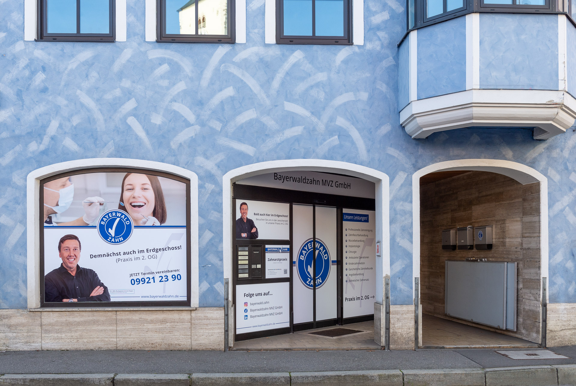 Erdgeschoss der Praxis in Regen