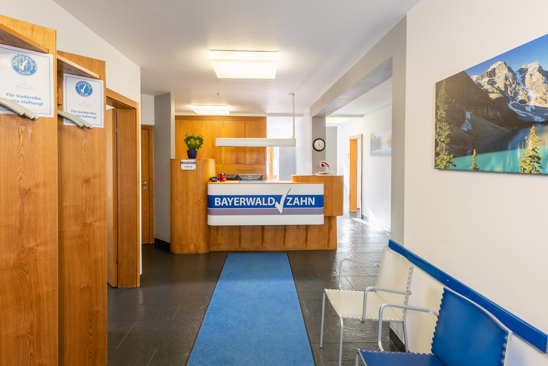 Empfang der Zahnarztpraxis Bischofsmais